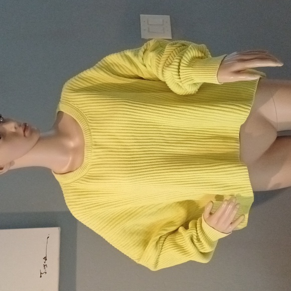 🔥🔥🔥Free People Pier Festival Limon color sweater S - Picture 2 of 11